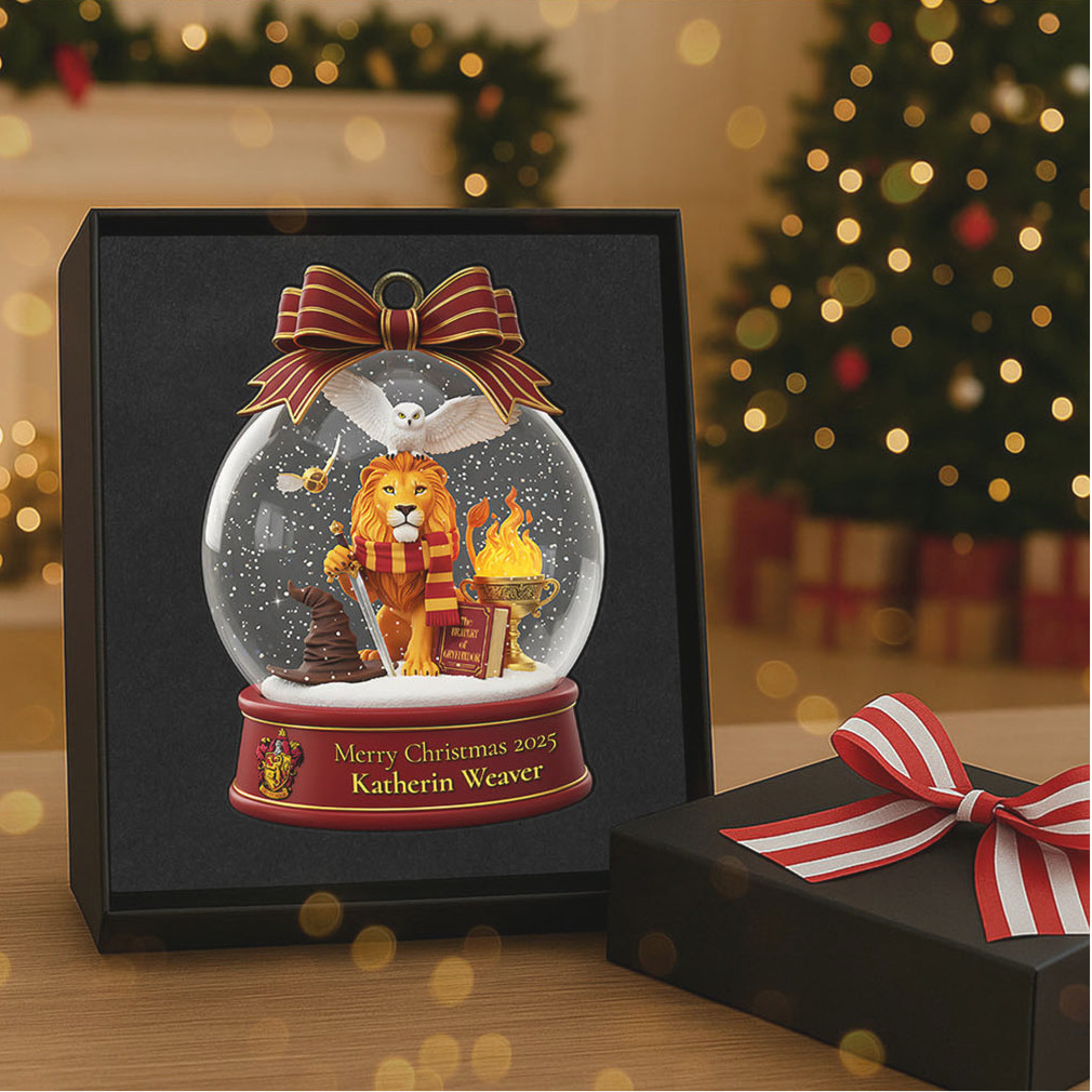 Hogwarts House Pride Personalized Christmas Ornament Hogwarts House Pride Personalized Christmas Ornament