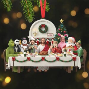 Holiday Gathering Acrylic Ornament