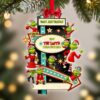Christmas tree ornaments featuring popular horror movie characters Christmas tree ornaments featuring popular horror movie characters