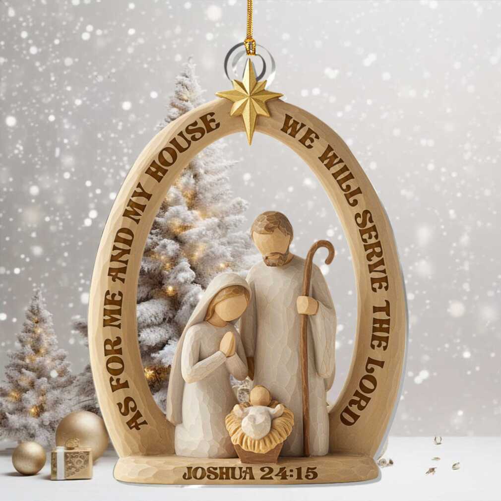 Holy Family Acrylic Ornament Gift For Christmas Holy Family Acrylic Ornament Gift For Christmas