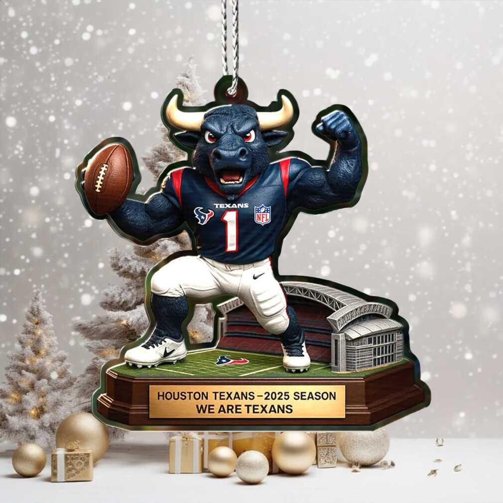 Houston Texans 2025 Season Mascot Ornament Houston Texans 2025 Season Mascot Ornament