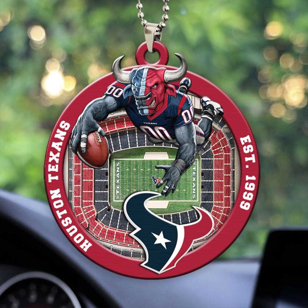 Houston Texans NFL Mascot Personalized Christmas Ornament Houston Texans NFL Mascot Personalized Christmas Ornament