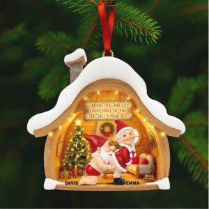 I Adore Your Butt Personalized Christmas Ornament