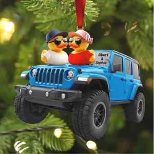 I Ducking Love You Personalized Jeep Ornament