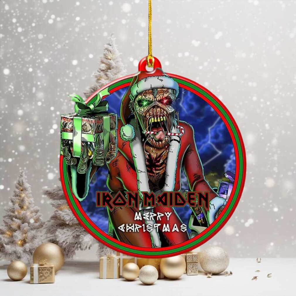 Iron Maiden Eddie Santa Claus Acrylic Ornament