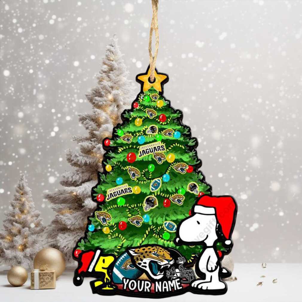 Jacksonville Jaguars Snoopy Peanuts Custom Christmas Ornament Xmas Tree Decorations Jacksonville Jaguars Snoopy Peanuts Custom Christmas Ornament Xmas Tree Decorations