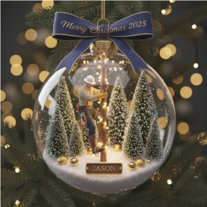 Jason Named Festive Tree Ornament