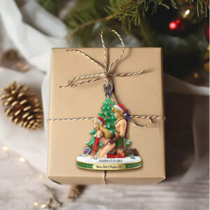 Jessica & Daniel 'Still A Perfect Fit' Racy Christmas Ornament