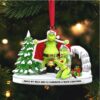 Custom Grinch Football Player Acrylic Ornament Custom Grinch Football Player Acrylic Ornament