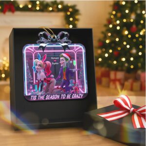 Joker & Harley Quinn Inspired Personalized Christmas Decor Joker & Harley Quinn Inspired Personalized Christmas Decor