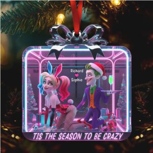 Joker & Harley Quinn Inspired Personalized Christmas Decor