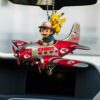 Doraemon in Denver Broncos Airplane Car Ornament Doraemon in Denver Broncos Airplane Car Ornament