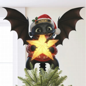 Light Fury & Toothless Holiday Star Ornament