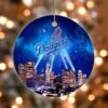 New York Yankees NYC Skyline Christmas Ornament New York Yankees NYC Skyline Christmas Ornament