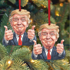 Make America Great Again, Christmas Trump Acrylic Ornament Perfect for Car & Christmas Tree Decor Make America Great Again, Christmas Trump Acrylic Ornament Perfect for Car & Christmas Tree Decor