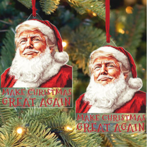 Make Christmas Great Again Ornament, Funny Christmas Trump Acrylic Ornament Perfect for Car & Christmas Tree Decor Make Christmas Great Again Ornament, Funny Christmas Trump Acrylic Ornament Perfect for Car & Christmas Tree Decor