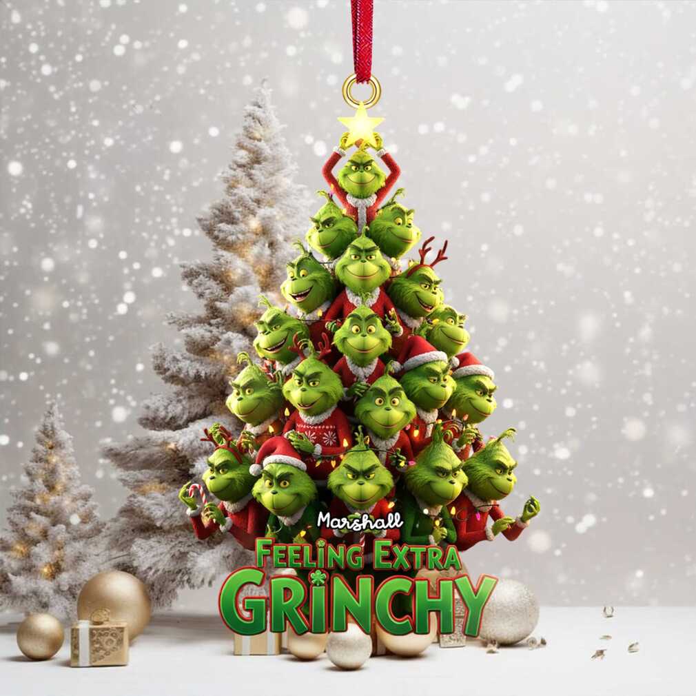 Marshall Feeling Extra Grinchy Christmas Ornament Marshall Feeling Extra Grinchy Christmas Ornament