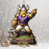 Minnesota Vikings Art Glass Ornament Minnesota Vikings Art Glass Ornament