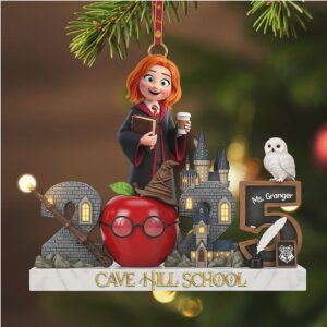 Ms. Granger's Magic School Keepsake Ornament
