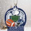 Star Wars and NFL New York Giants crossover Christmas ornament Star Wars and NFL New York Giants crossover Christmas ornament