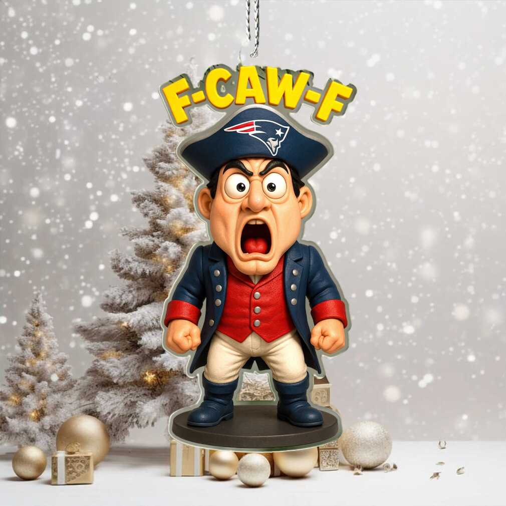 NFL New England Patriots Lil’ Fan Christmas Ornament NFL New England Patriots Lil’ Fan Christmas Ornament