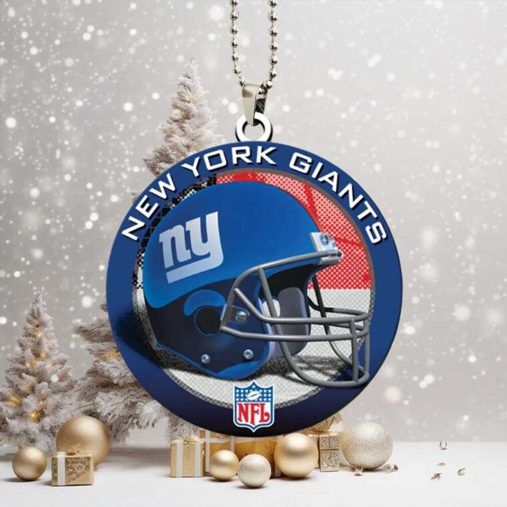 NFL New York Giants Helmet Car Ornament NFL New York Giants Helmet Car Ornament