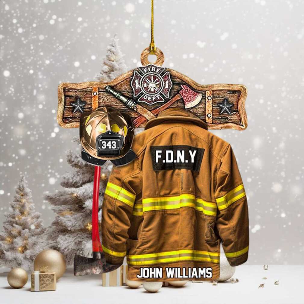 Never Forget Personalized Fireman’s Gear Ornament Never Forget Personalized Fireman’s Gear Ornament
