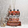 New England Patriots 65th Season Commemorative Acrylic Ornament New England Patriots 65th Season Commemorative Acrylic Ornament