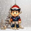 New England Patriots 2025 Season Pat Patriot Mascot Ornament New England Patriots 2025 Season Pat Patriot Mascot Ornament