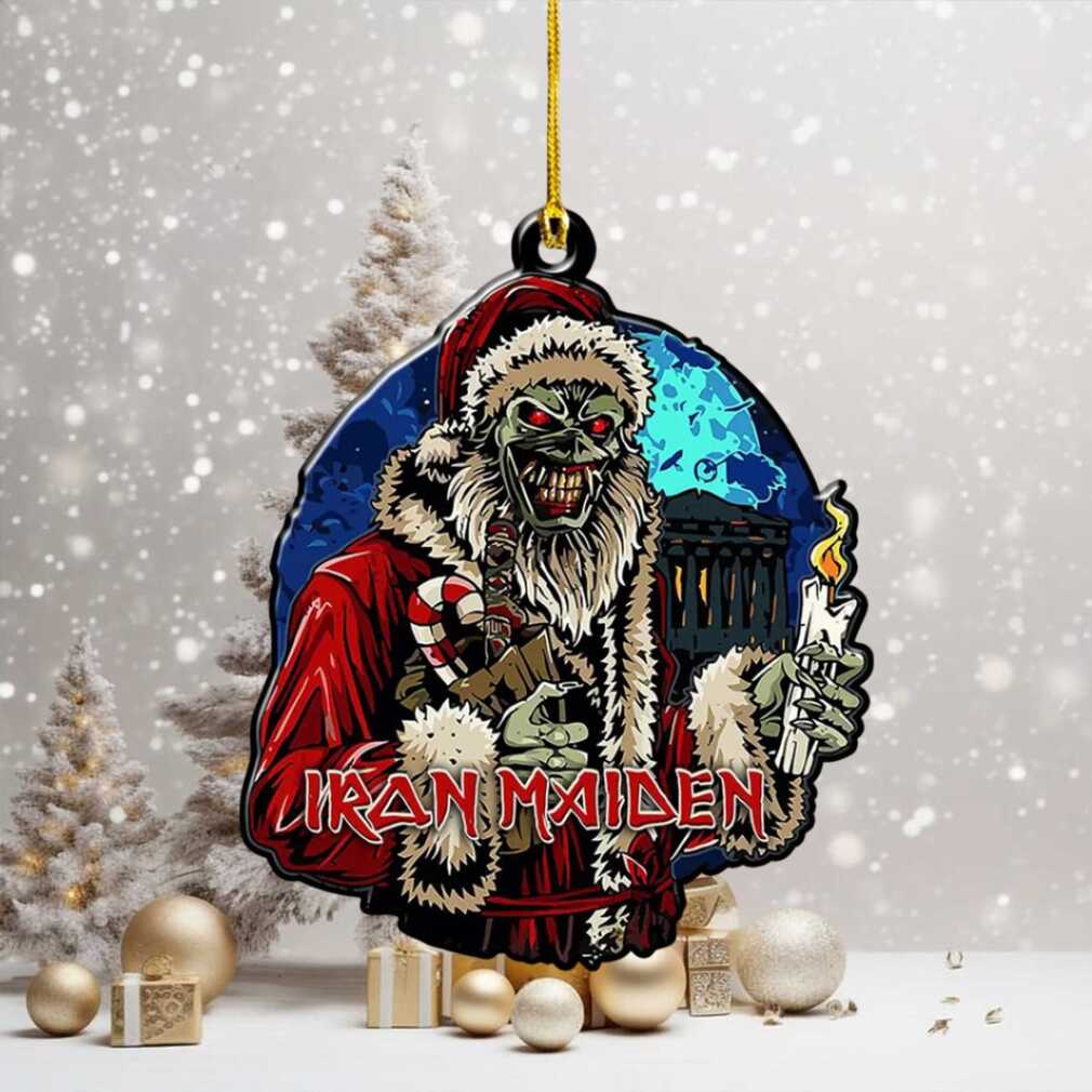 Officially Licensed Iron Maiden Santa Eddie Hanging Ornament Officially Licensed Iron Maiden Santa Eddie Hanging Ornament