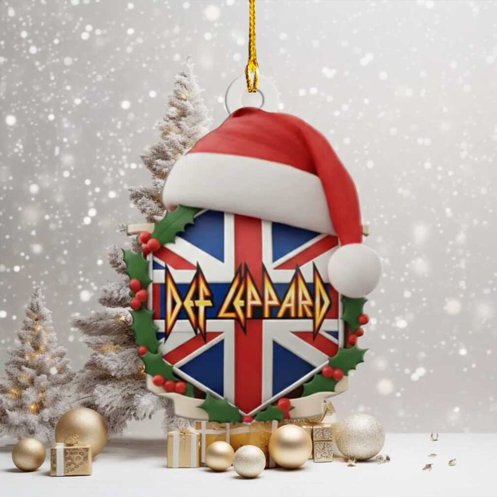 Official Def Leppard Band Logo Union Jack Ornament Official Def Leppard Band Logo Union Jack Ornament