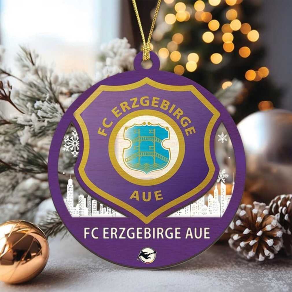 Official FC Erzgebirge Aue Logo Ornament Official FC Erzgebirge Aue Logo Ornament