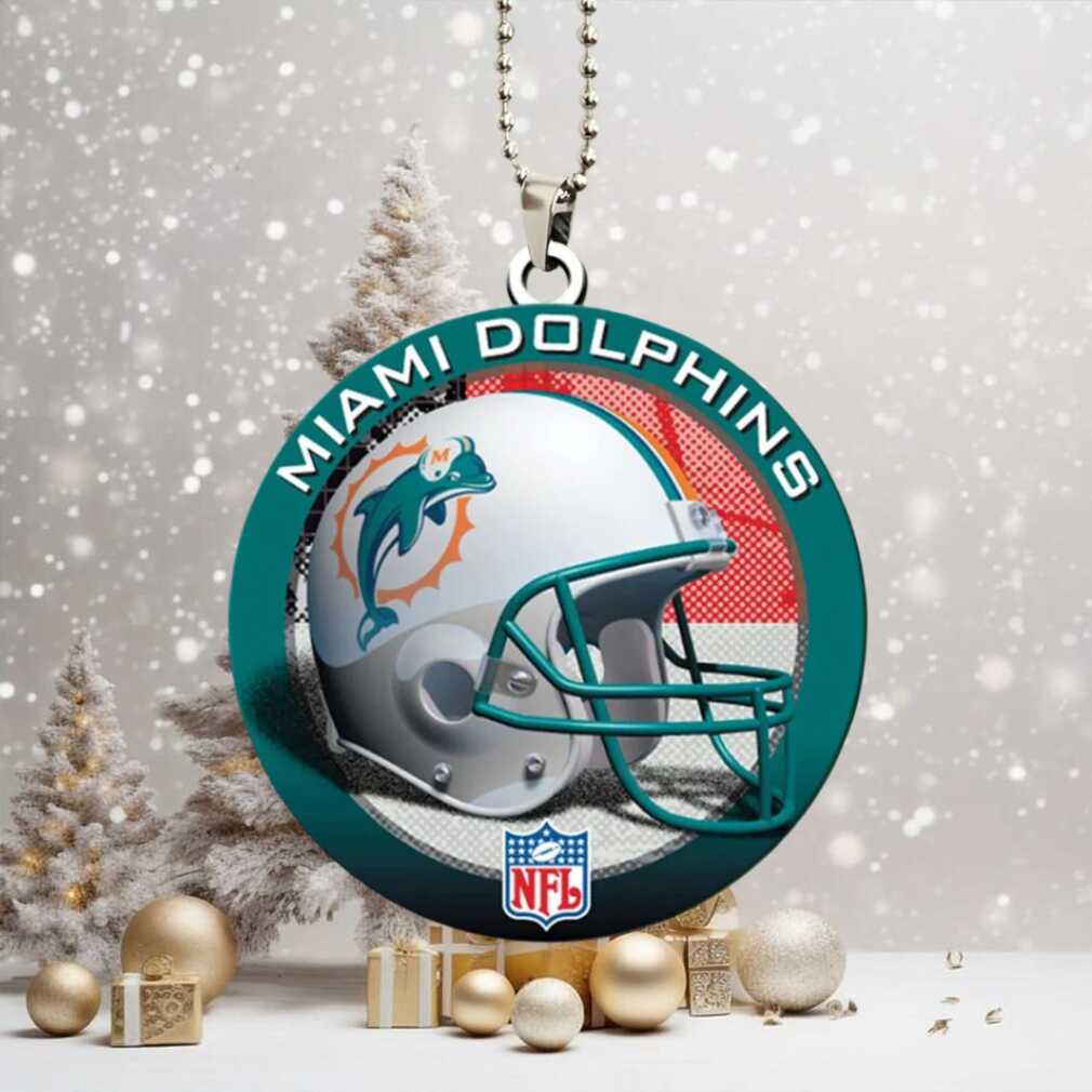Officially Licensed Miami Dolphins Helmet Ornament Officially Licensed Miami Dolphins Helmet Ornament