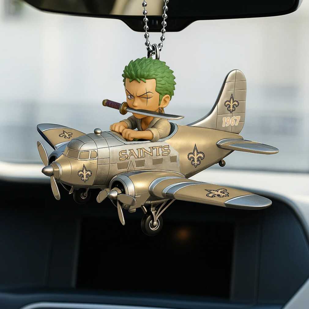 One Piece Roronoa Zoro in Saints Airplane Car Home Ornament One Piece Roronoa Zoro in Saints Airplane Car Home Ornament