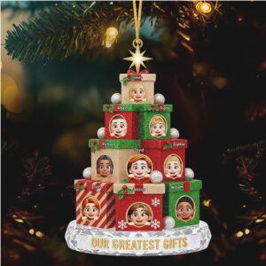 Our Greatest Gifts Christmas Ornament – Personalized Gifts for Grandparents 01qhqn061025