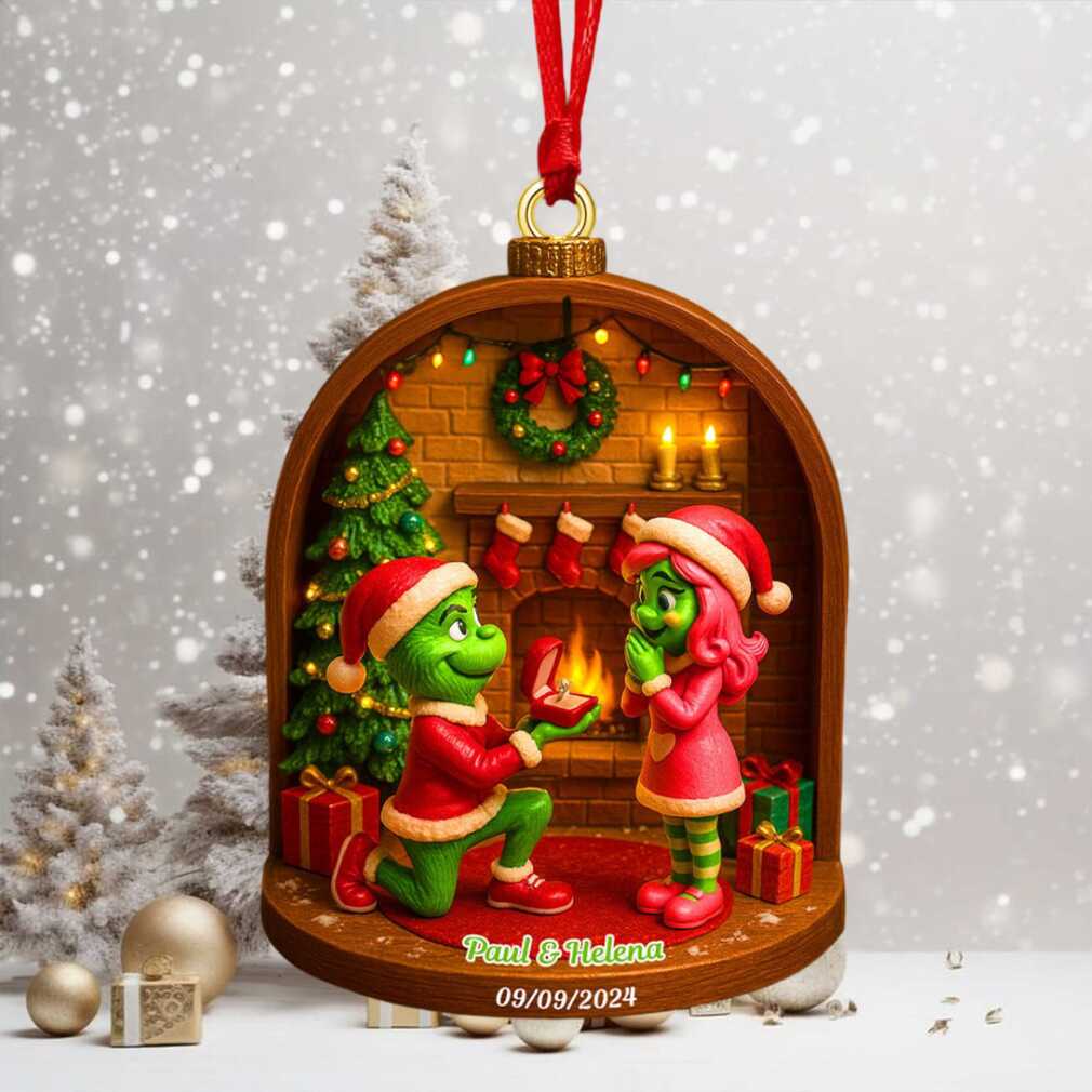 Paul & Helena Engagement Christmas Ornament Paul & Helena Engagement Christmas Ornament