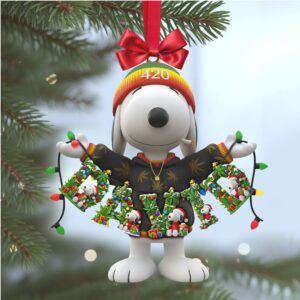Peanuts Christmas Time is Here Personalized Ornament