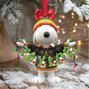 Peanuts Christmas Time is Here Personalized Ornament