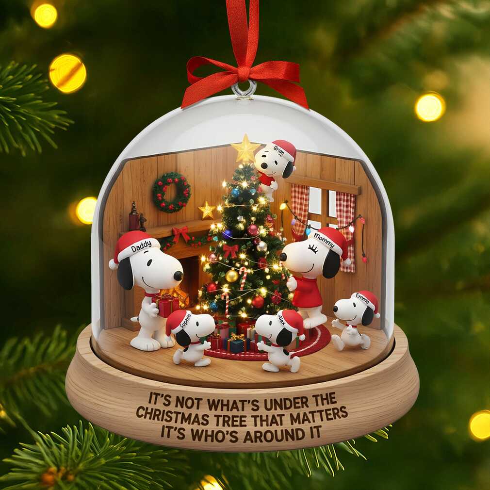 Peanuts Who’s Around It Christmas Ornament Peanuts Who’s Around It Christmas Ornament