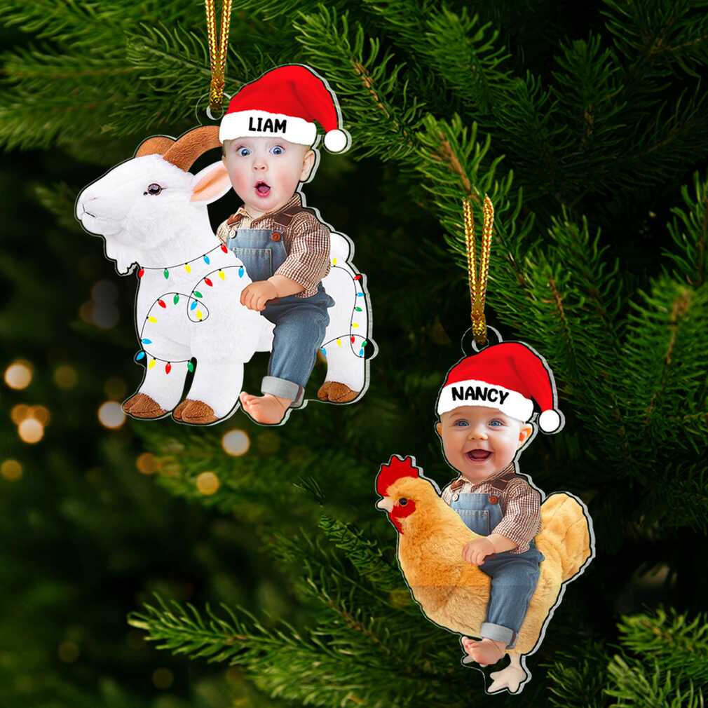 Personalized Baby’s First Christmas Animal Ride Ornament Personalized Baby’s First Christmas Animal Ride Ornament