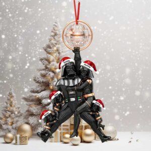 Personalized Darth Vader Family Christmas Ornament
