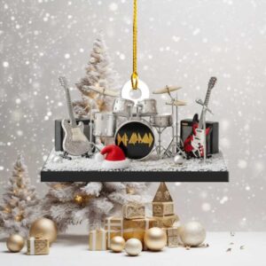 Personalized Def Leppard Rock Band Christmas Decoration