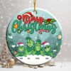 Personalized Triple Trouble Grinch Cats Christmas Ornament Personalized Triple Trouble Grinch Cats Christmas Ornament