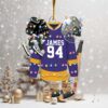 Personalized Hockey Player Ornament Personalized Hockey Player Ornament