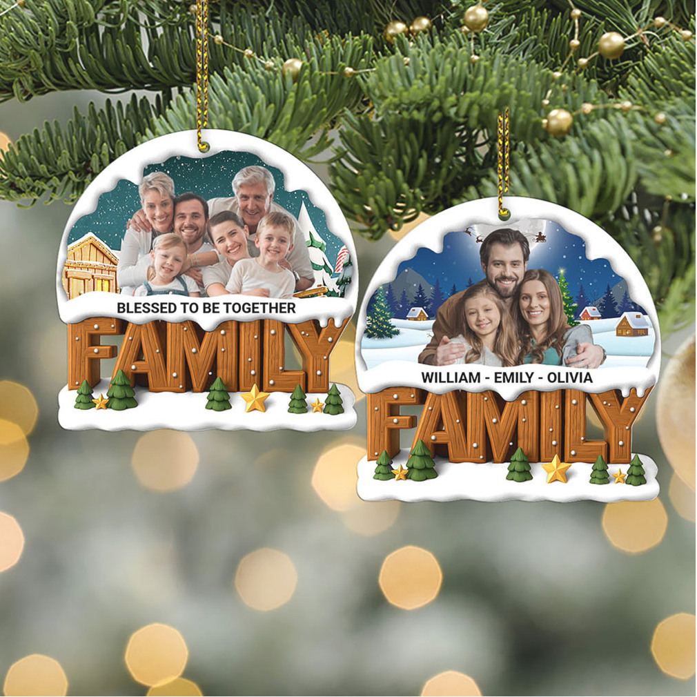 Personalized Photo Upload Family Acrylic Ornament Custom Family Christmas Ornament Personalized Photo Upload Family Acrylic Ornament Custom Family Christmas Ornament