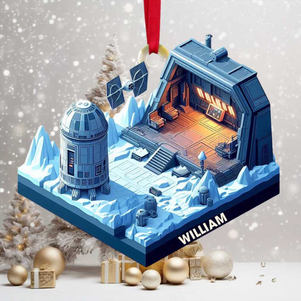 Personalized Star Wars Hoth Echo Base Ornament Personalized Star Wars Hoth Echo Base Ornament