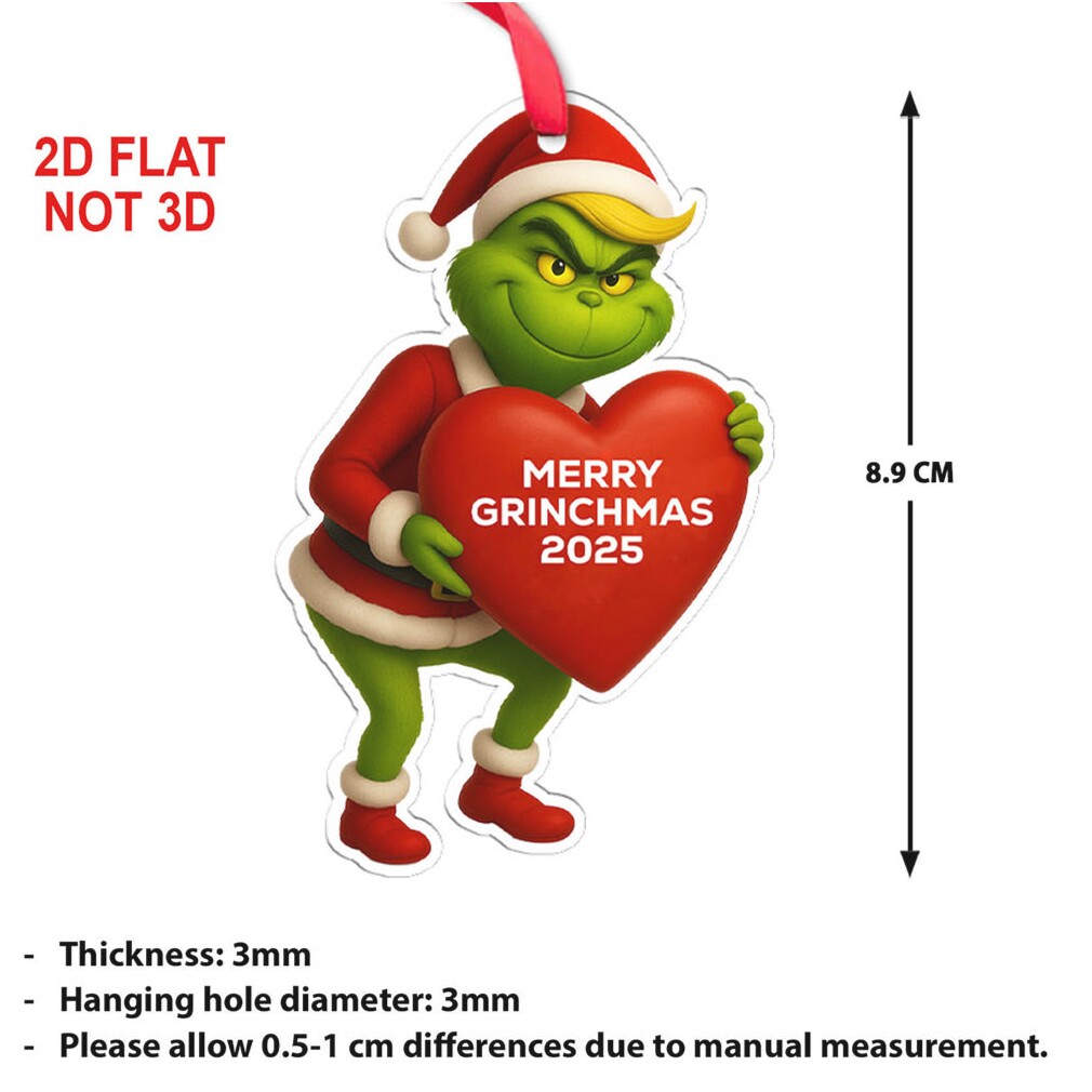 Personalized Trump Grinch Acrylic Ornament Dr. Seuss’s How The Grinch Stole Christmas Grinch Christmas Ornament Personalized Trump Grinch Acrylic Ornament Dr. Seuss’s How The Grinch Stole Christmas Grinch Christmas Ornament