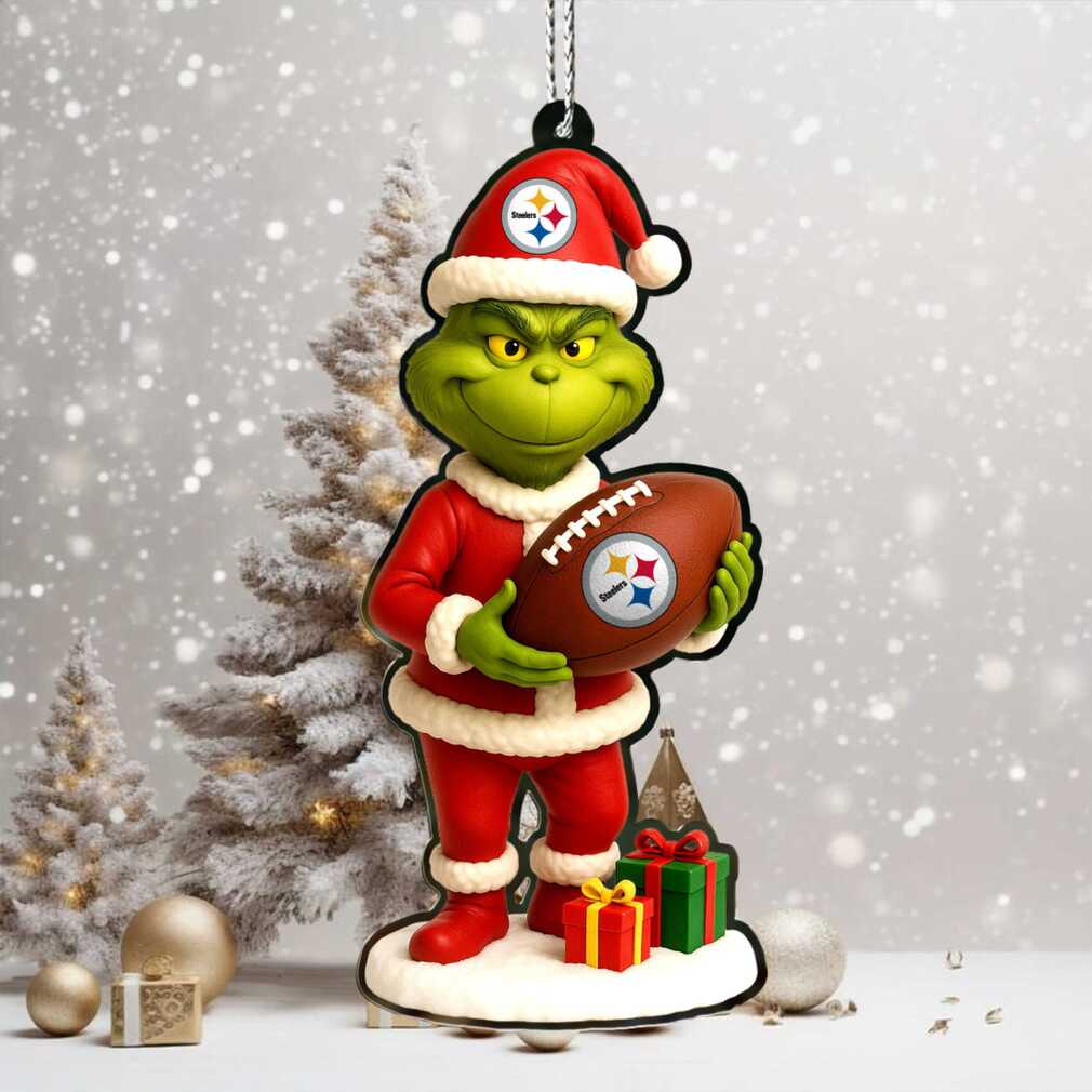Pittsburgh Steelers Grinch Christmas Ornament Pittsburgh Steelers Grinch Christmas Ornament