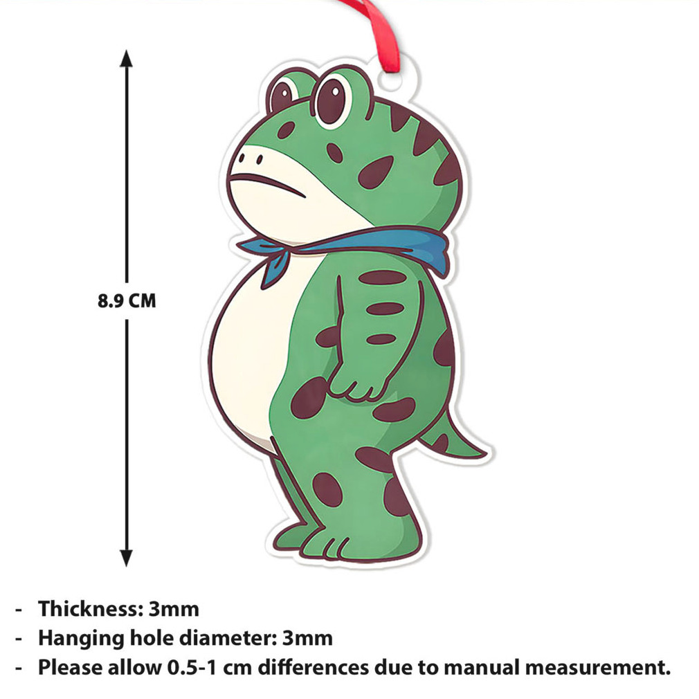 Portland Frog Trump Acrylic Ornament Anti Trump FDT Political Christmas Decoration Funny Portland Frog Trump Acrylic Ornament Anti Trump FDT Political Christmas Decoration Funny