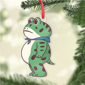 Portland Frog Trump Acrylic Ornament Anti Trump FDT Political Christmas Decoration Funny